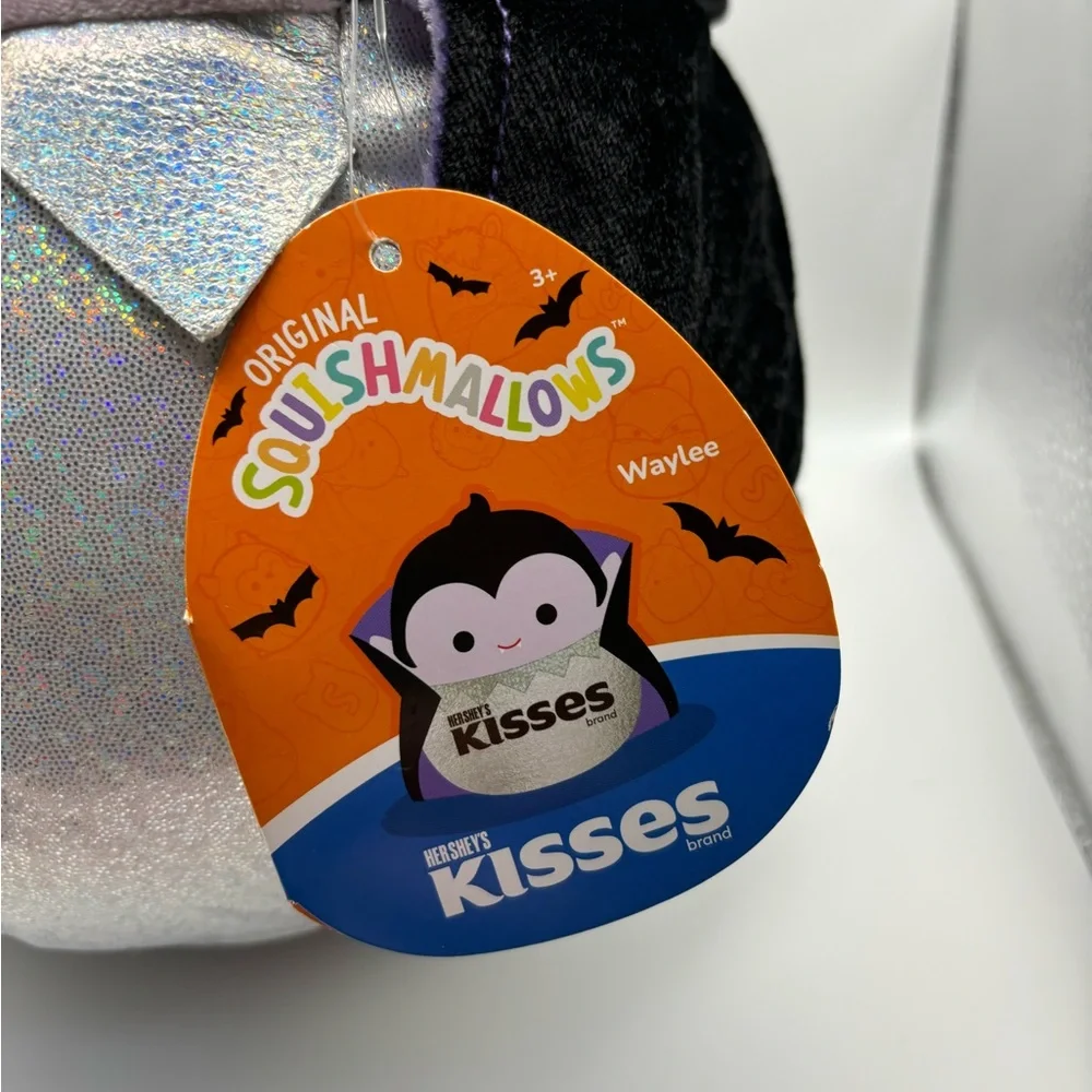 🎃 Squishmallows 2022 Halloween Hershey Squad Waylee Kisses Vampire Plush NWT 🧛